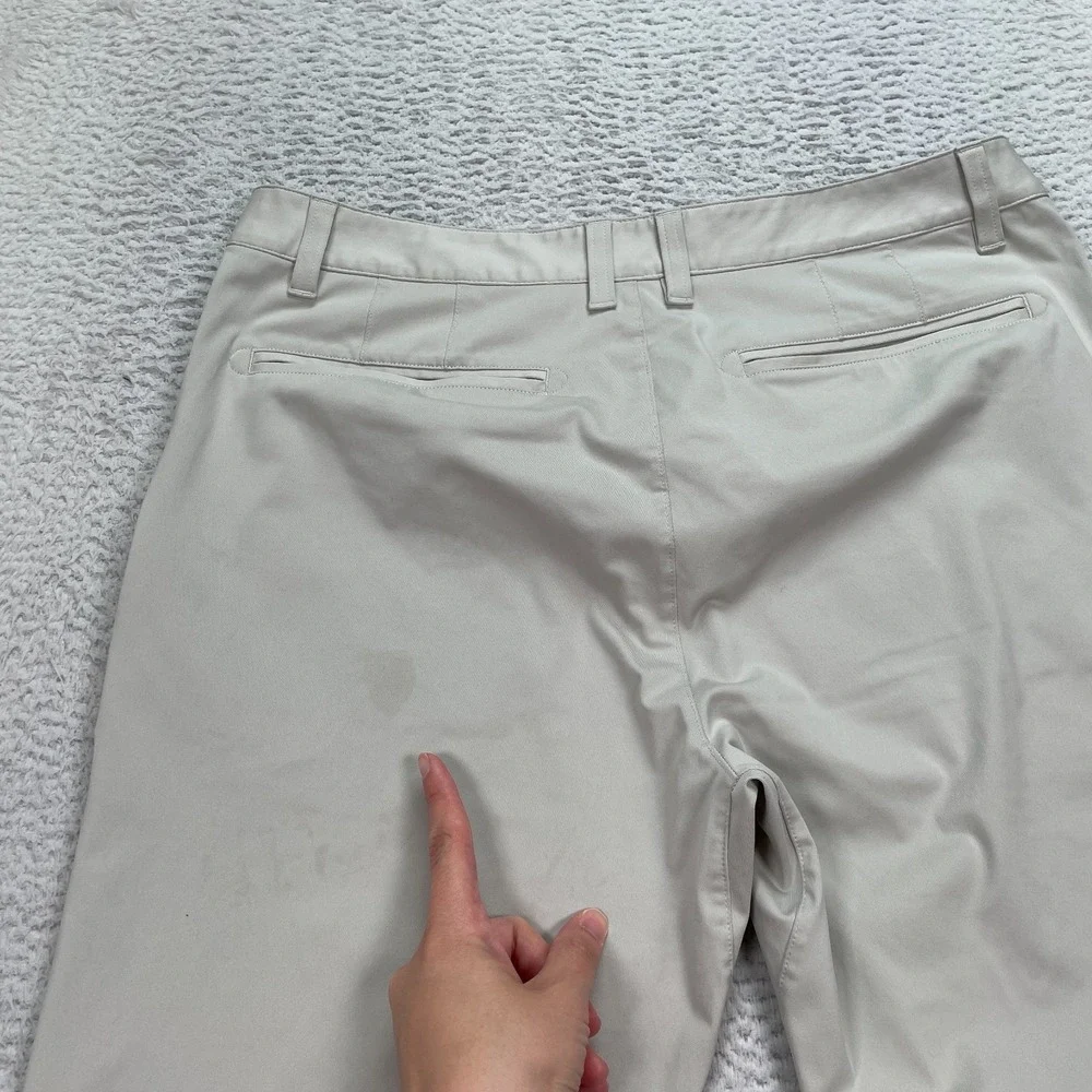 Rhone Commuter Pants 33x29 Straight Fit Performance Stretch 100532‎ Stains